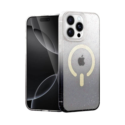 Apple İphone 15 Pro Pummel Shiny Magsafe Kapak - Siyah