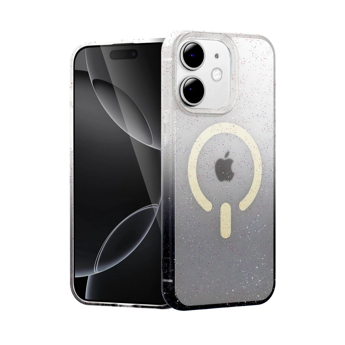 Apple İphone 11 Pummel Shiny Magsafe Kapak - Siyah