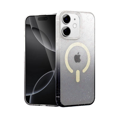 Apple İphone 12 Pummel Shiny Magsafe Kapak - Siyah