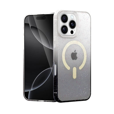 Apple İphone 16 Pro Pummel Shiny Magsafe Kapak - Siyah