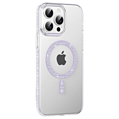 Joko Apple İphone 14 Pro Max Move Taşlı Magsafe Kapak - Lila