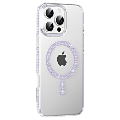 Joko Apple İphone 16 Pro Move Taşlı Magsafe Kapak - Lila