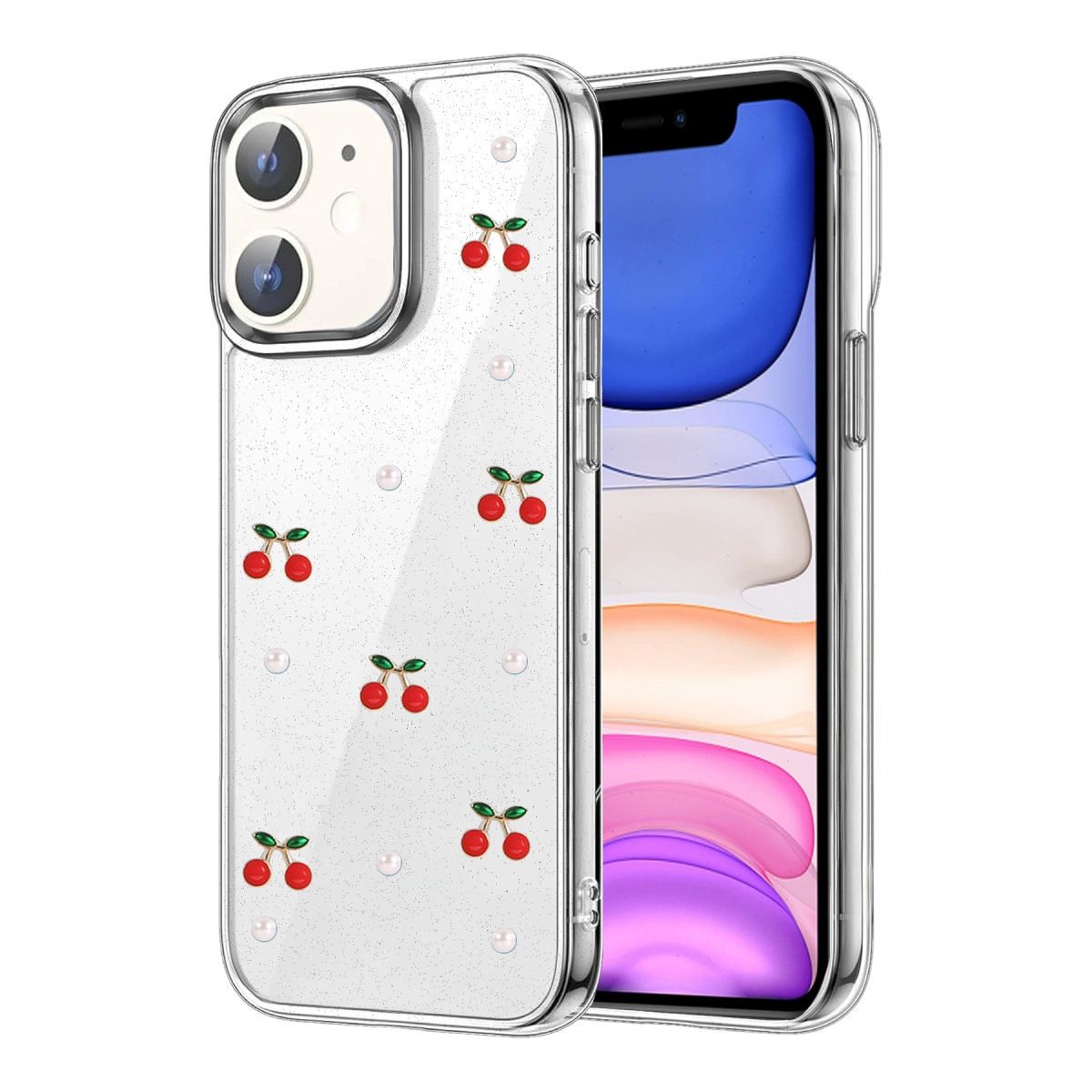 Apple İphone 12 Fiyonk Desenli Kapak - Desen 9