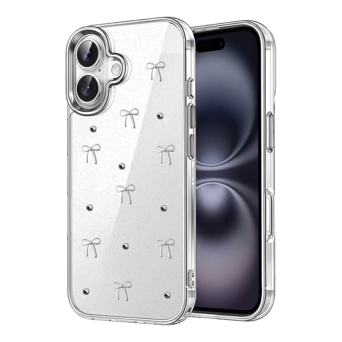 Apple İphone 16 Fiyonk Desenli Kapak - Desen 5