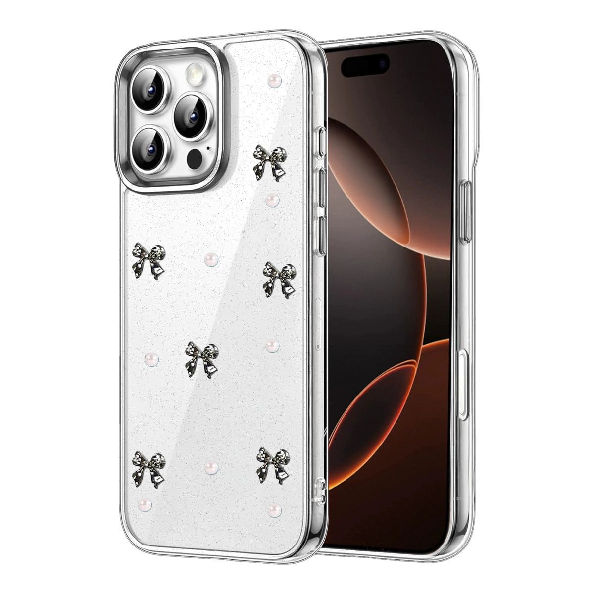 Apple İphone 16 Pro Max Fiyonk Desenli Kapak - Desen 8