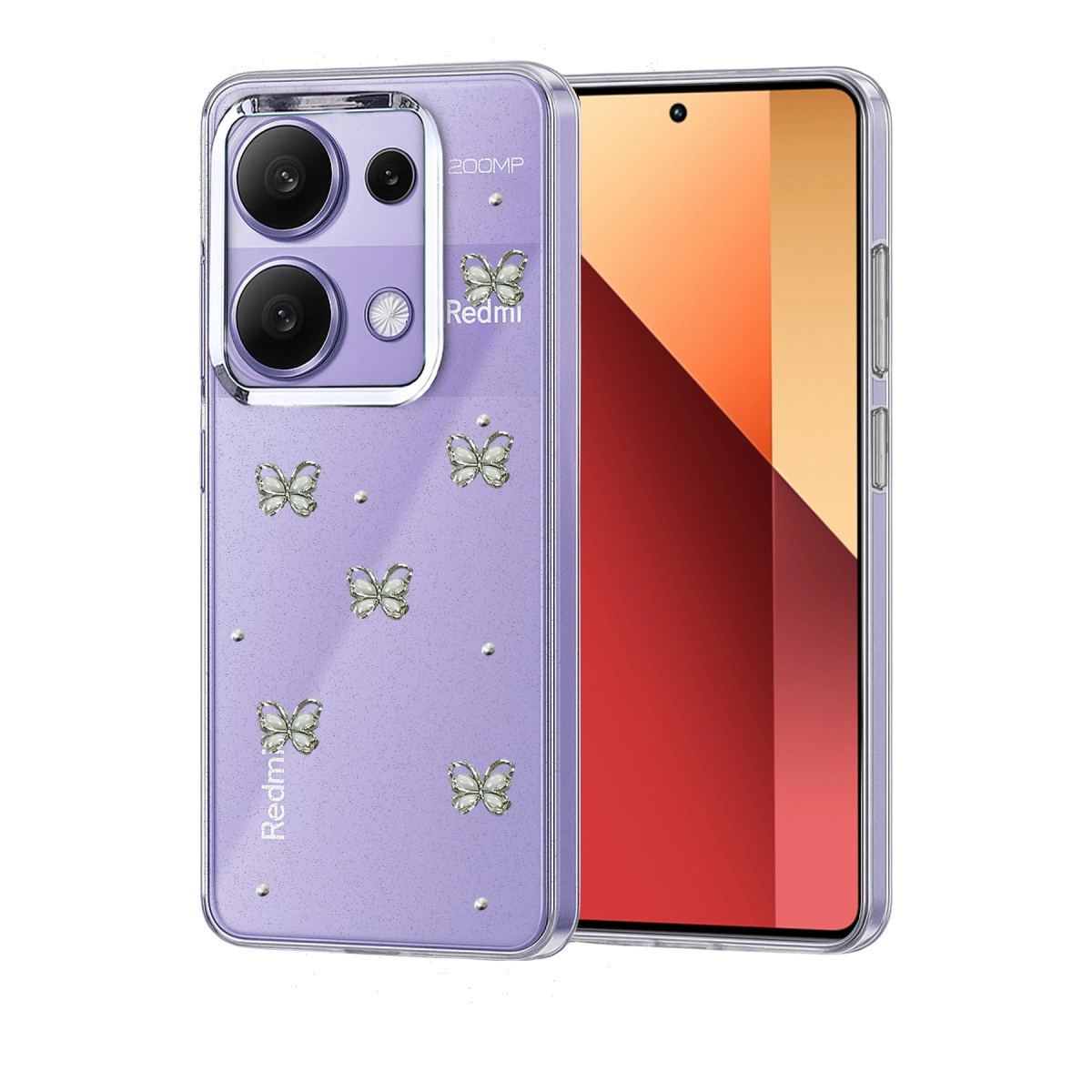 Xiaomi Redmi Note 13 Pro 4g Fiyonk Desenli Kapak - Desen 9