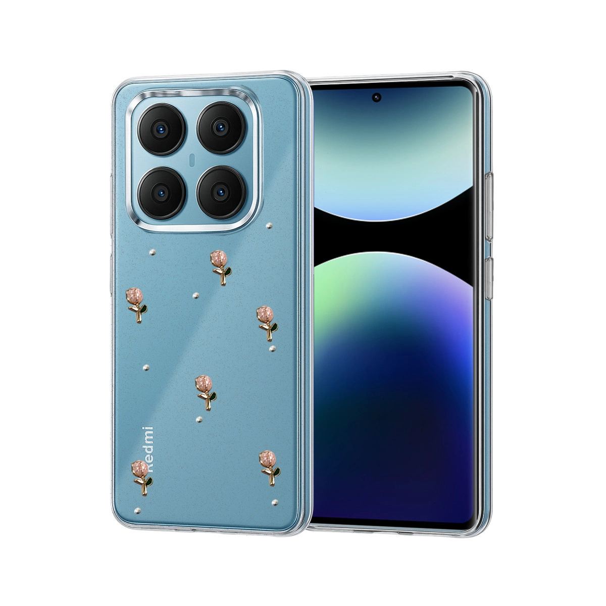 Xiaomi Redmi Note 14 Pro 4g Fiyonk Desenli Kapak - Desen 6