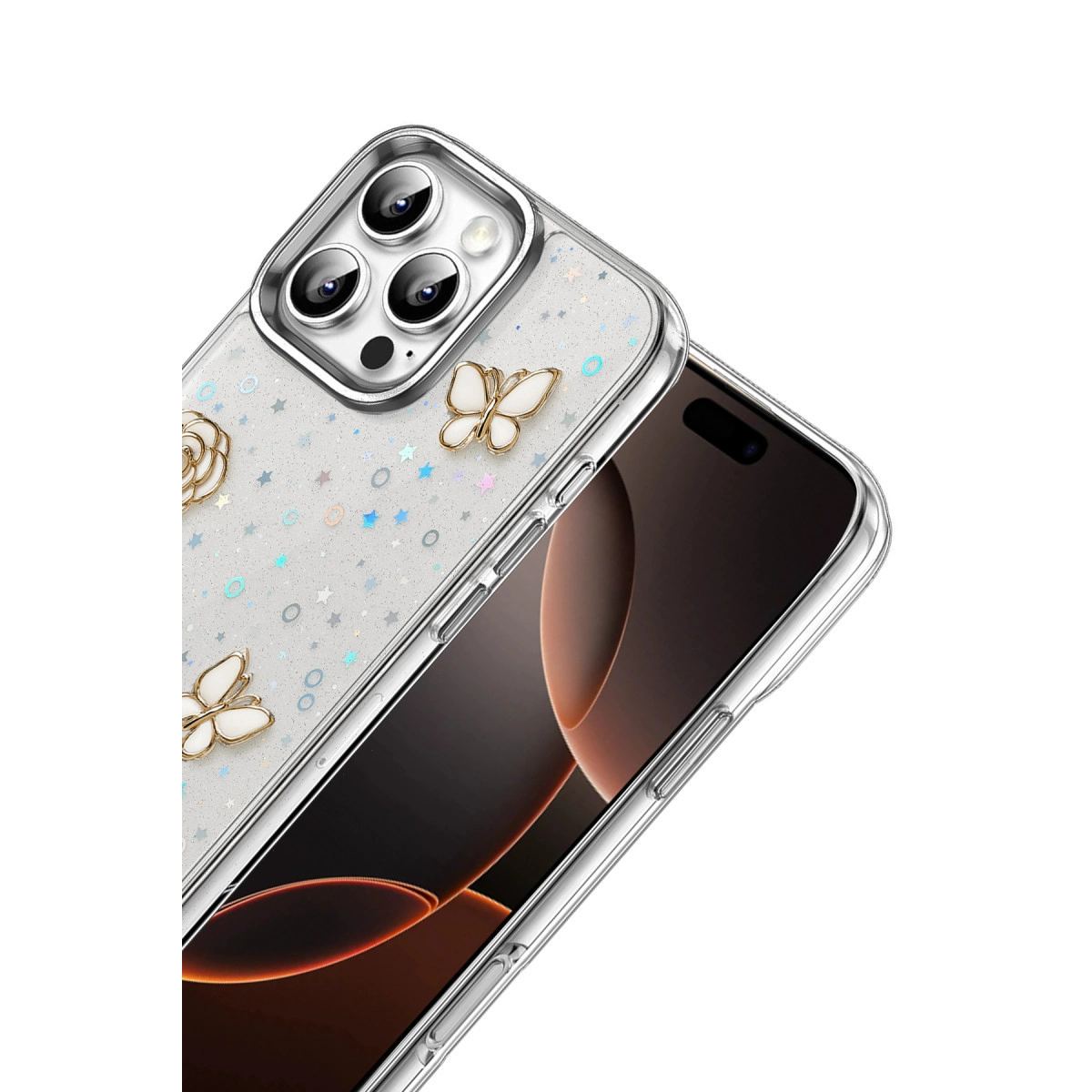Apple İphone 16e Fiyonk Desenli Kapak - Desen 4