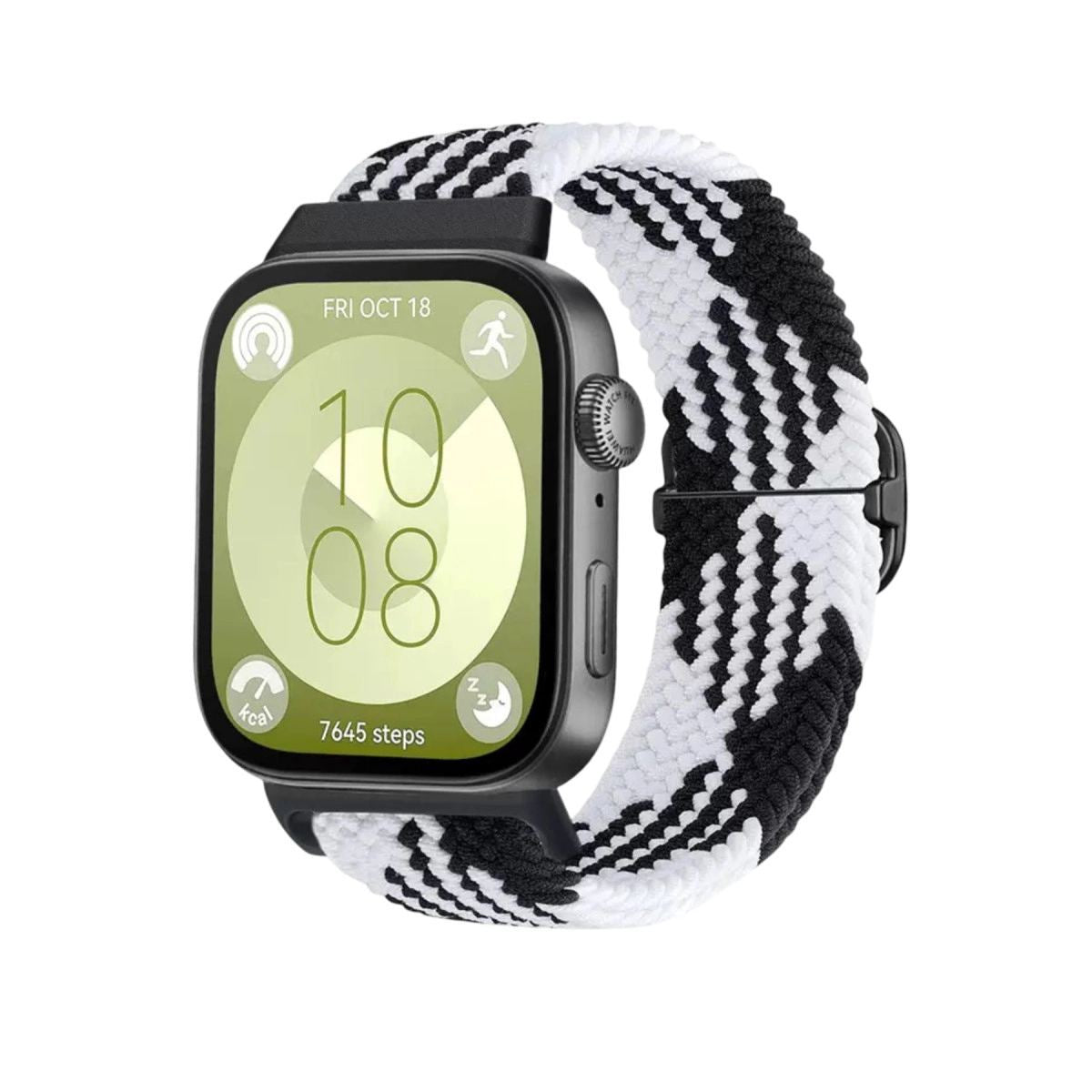 Huawei Fit 4 Kordon (saat Değildir) - Siyah-beyaz