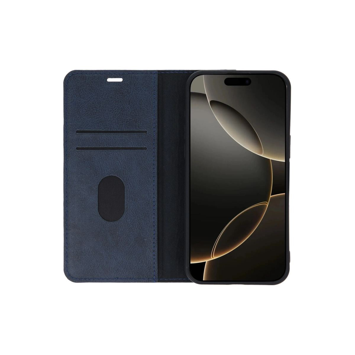 Apple İphone 15 Pro Max Kılıf Trend S Plus Kapaklı Kılıf - Lacivert
