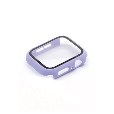 Apple Watch 38mm Camlı Kasa Ekran Koruyucu - Lila