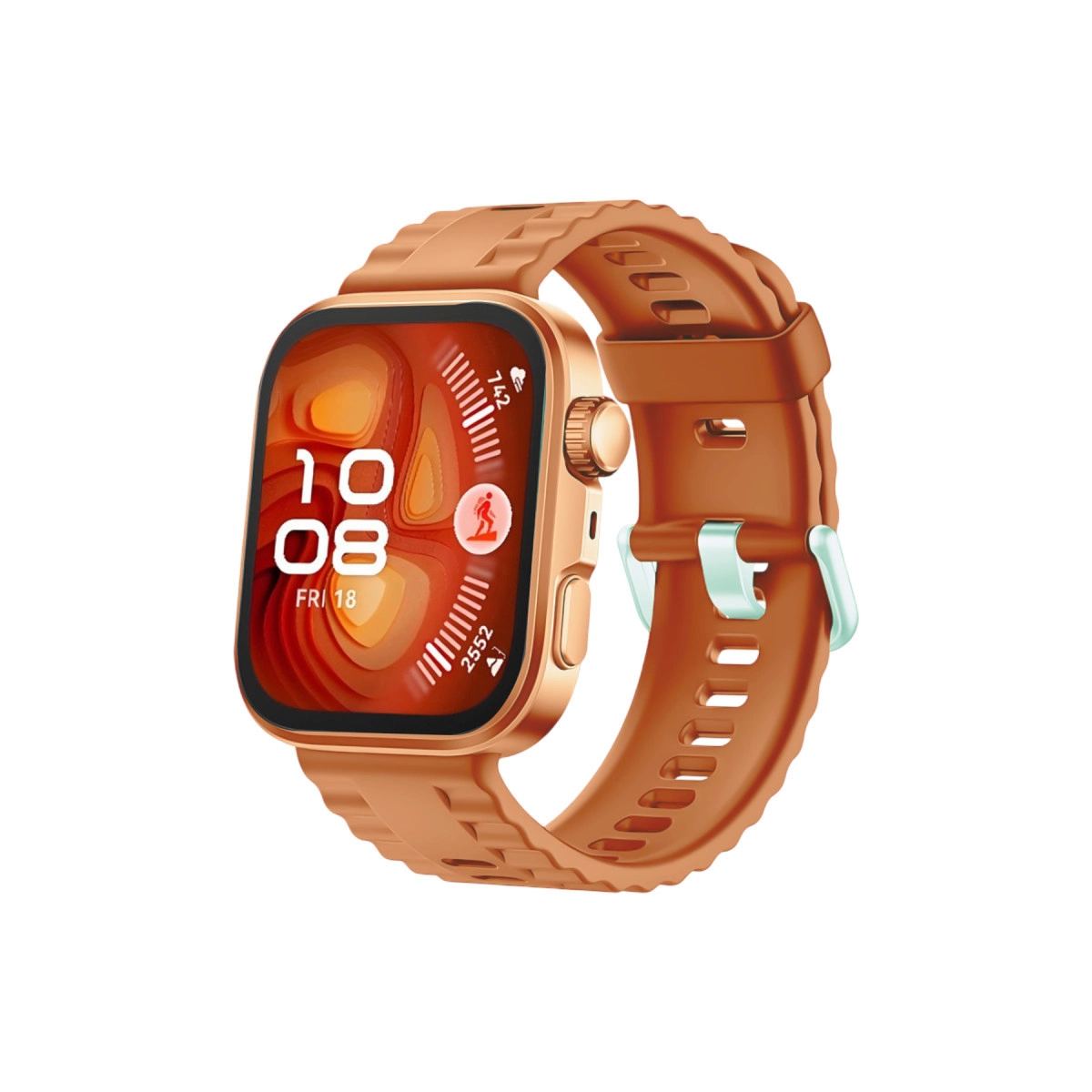 Huawei Fit 4 Nova Silikon Kordon (saat Değildir) - Turuncu