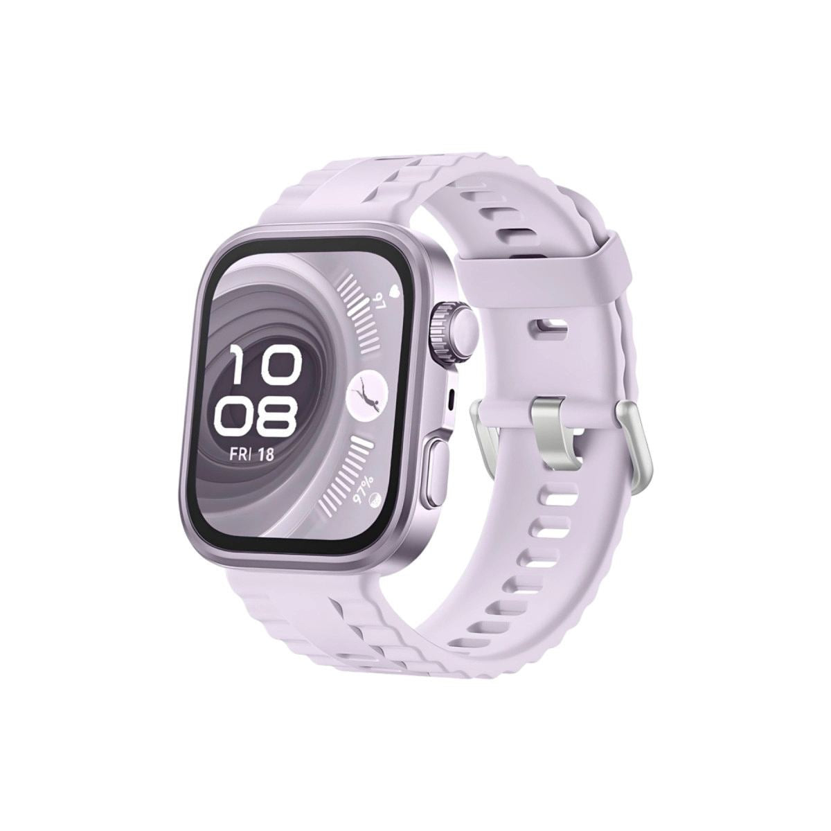 Huawei Fit 4 Nova Silikon Kordon (saat Değildir) - Lila