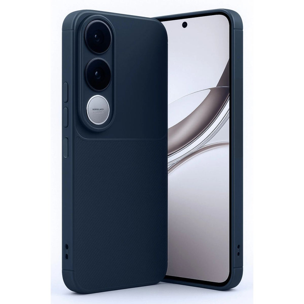 Vivo V50 Lite 4g Auto Focus Karbon Kapak - Lacivert