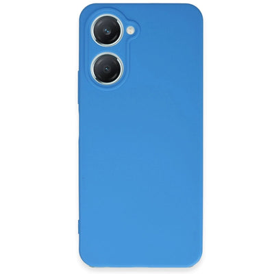 Vivo Y18 Kılıf First Silikon - Mavi