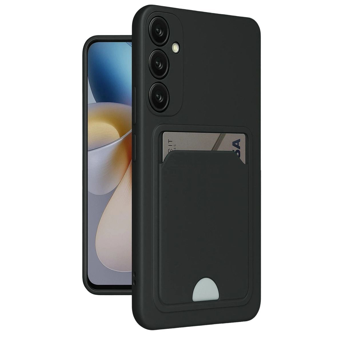 Samsung Galaxy S24 Plus Kelvin Kartvizitli Silikon - Siyah