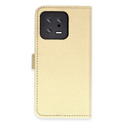 Xiaomi Mi 13 Trend S Plus Kapaklı Kılıf - Gold