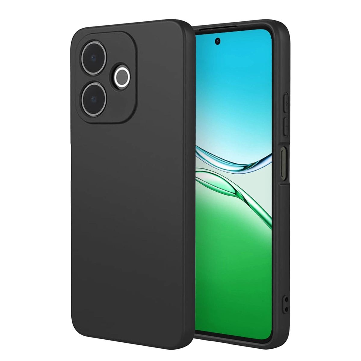 Oppo A5 Pro 4g First Silikon - Siyah
