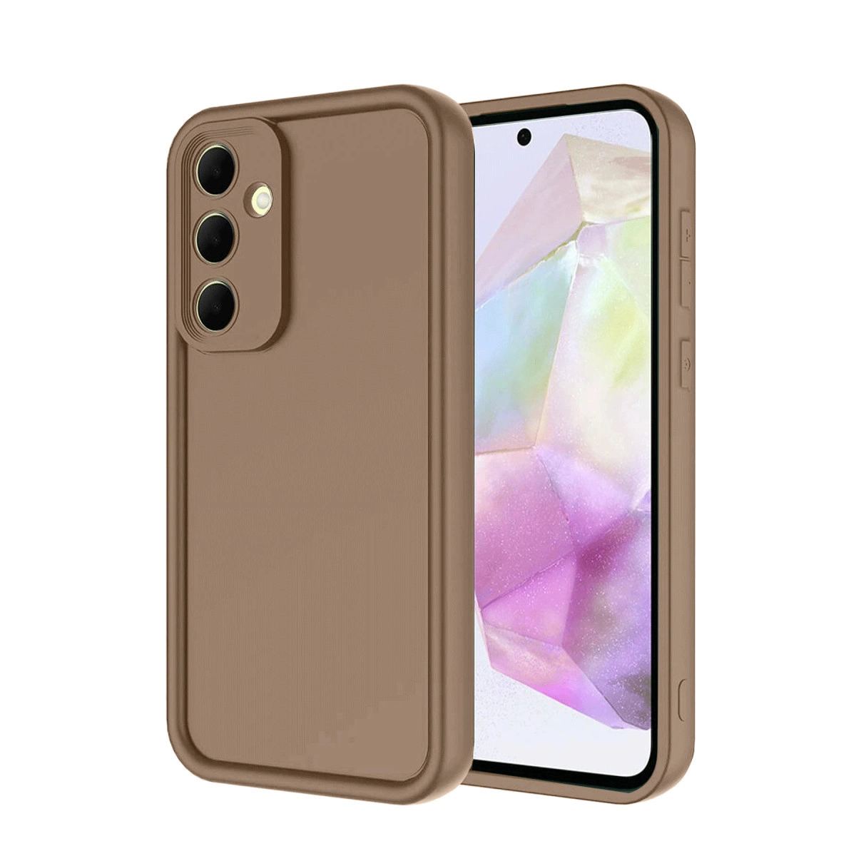 Samsung Galaxy A26 Kılıf Viera Silikon - Kahverengi
