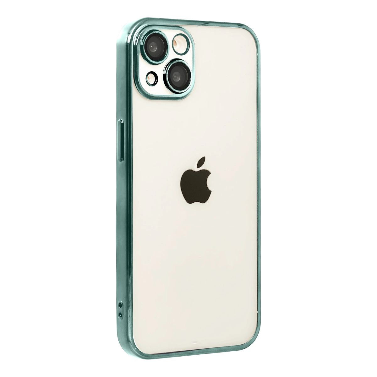 Apple İphone 15 Razer Lensli Silikon - Yeşil