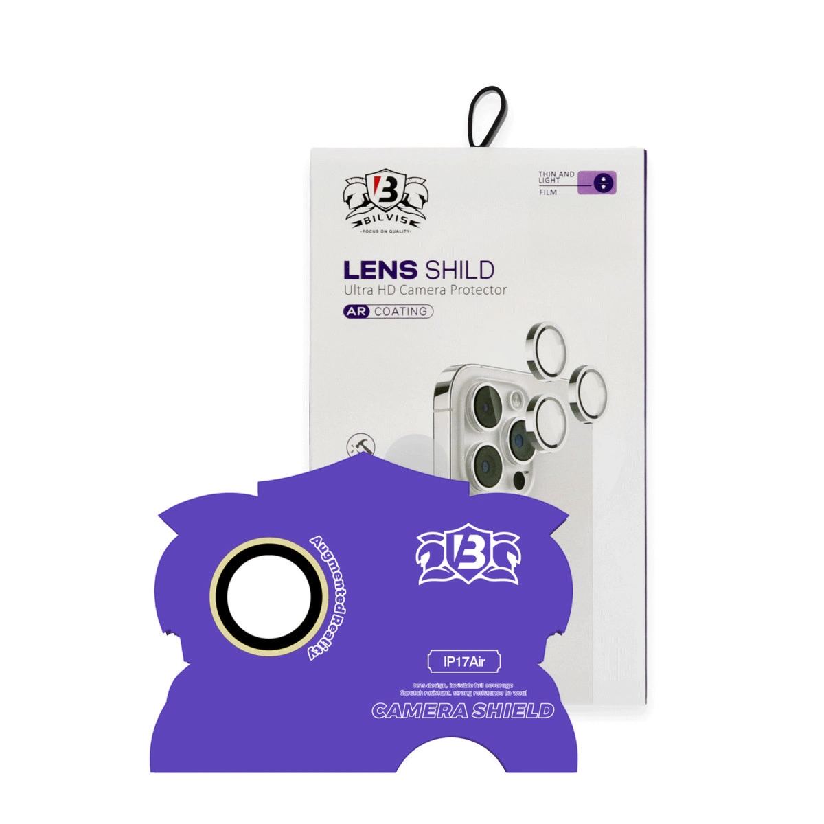 Apple İphone 17 Air Bilvis Titan Kamera Lens - Gold