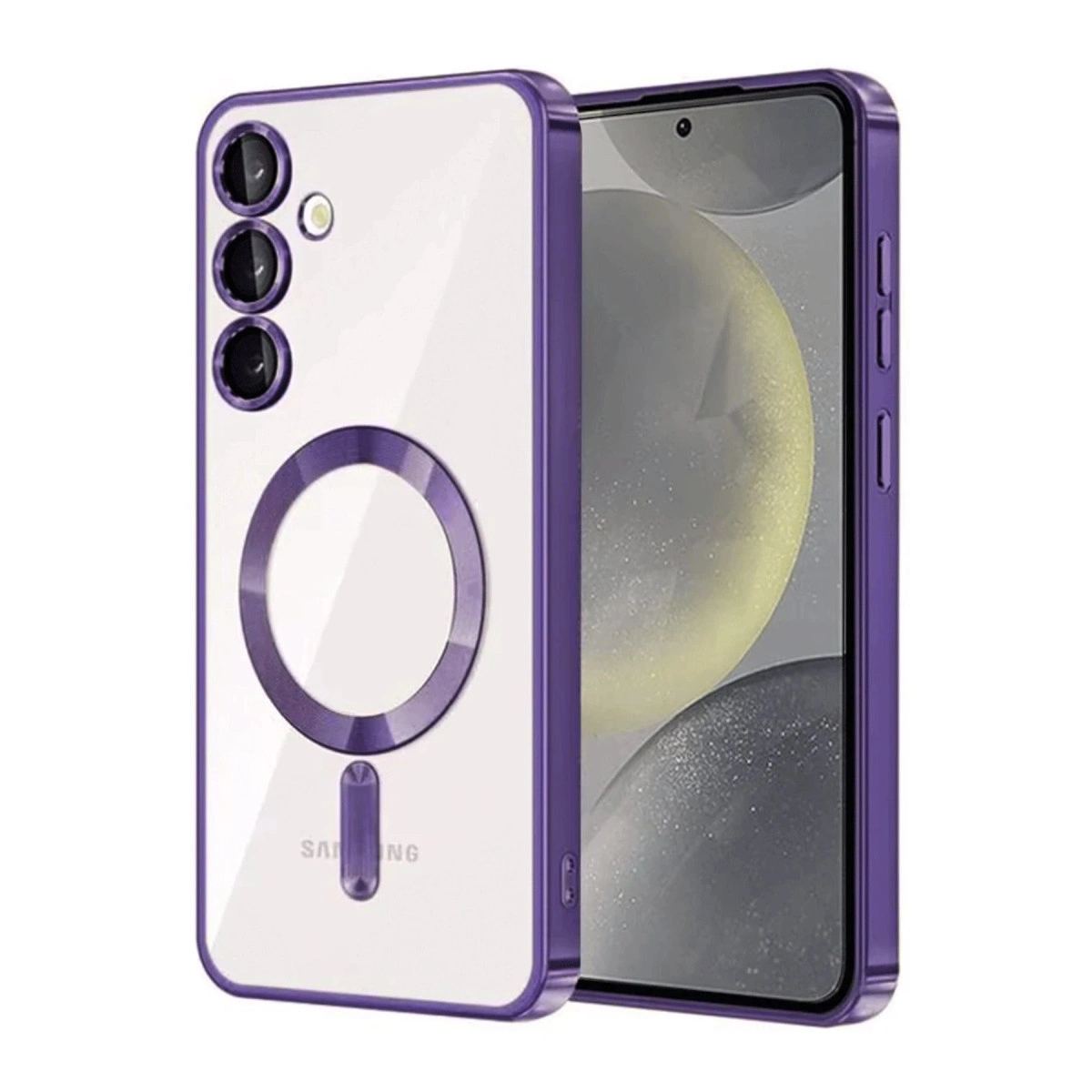 Samsung Galaxy A55 5g Kross Magneticsafe Kapak - Mor