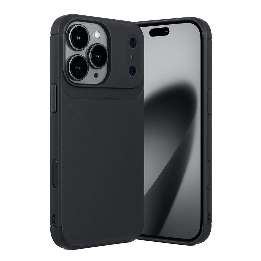 Apple İphone 17 Pro Max Auto Focus Karbon Kapak - Siyah