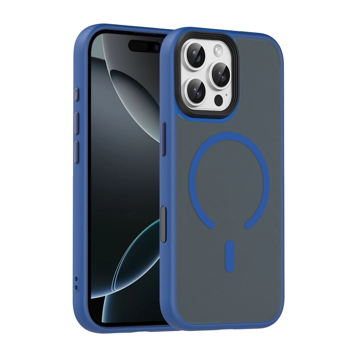 Joko Apple İphone 16 Pro Max Megane Magsafe Kapak - Lacivert