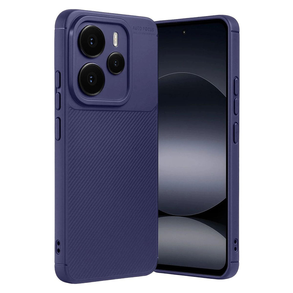 Xiaomi Note 14 5g Auto Focus Karbon Kapak - Lacivert