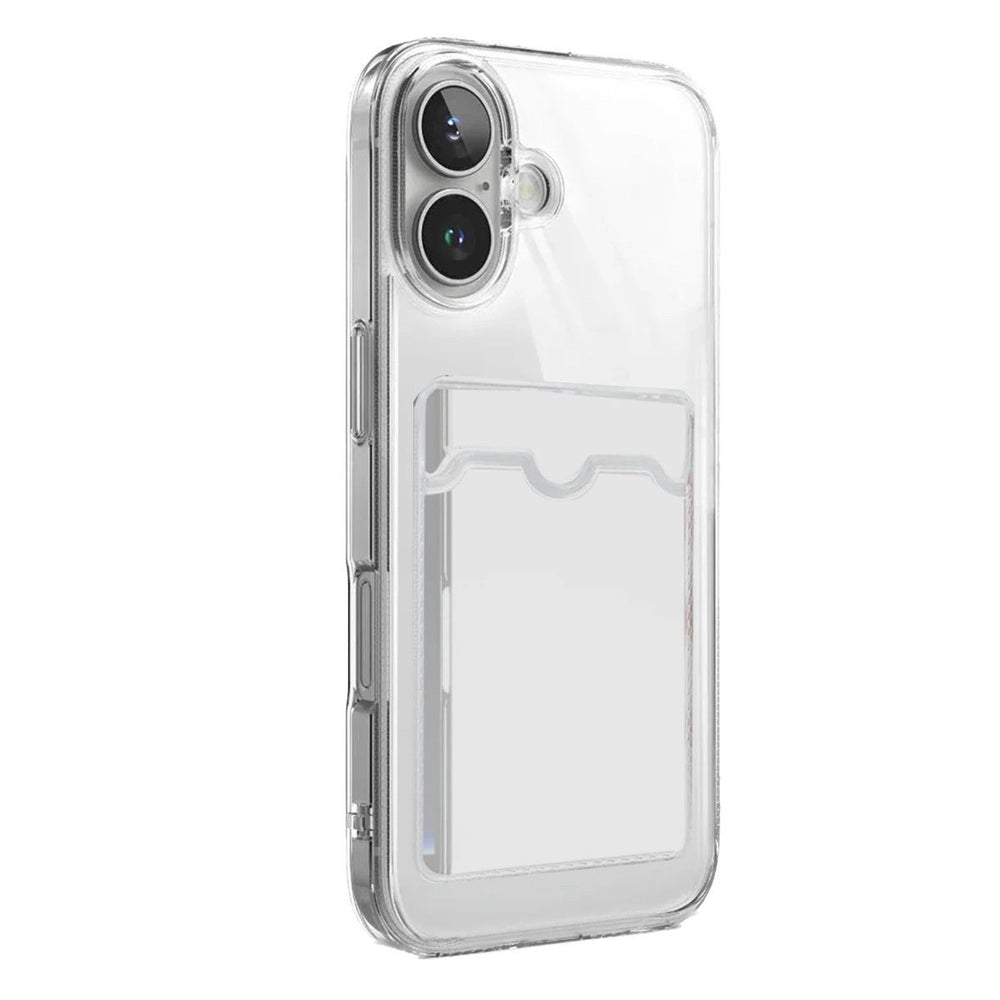 Apple İphone 17 Kart Şeffaf Silikon - Şeffaf