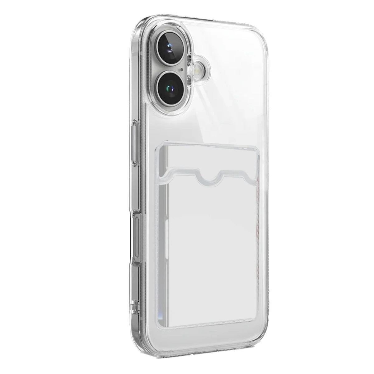 Apple İphone 17 Kart Şeffaf Silikon - Şeffaf