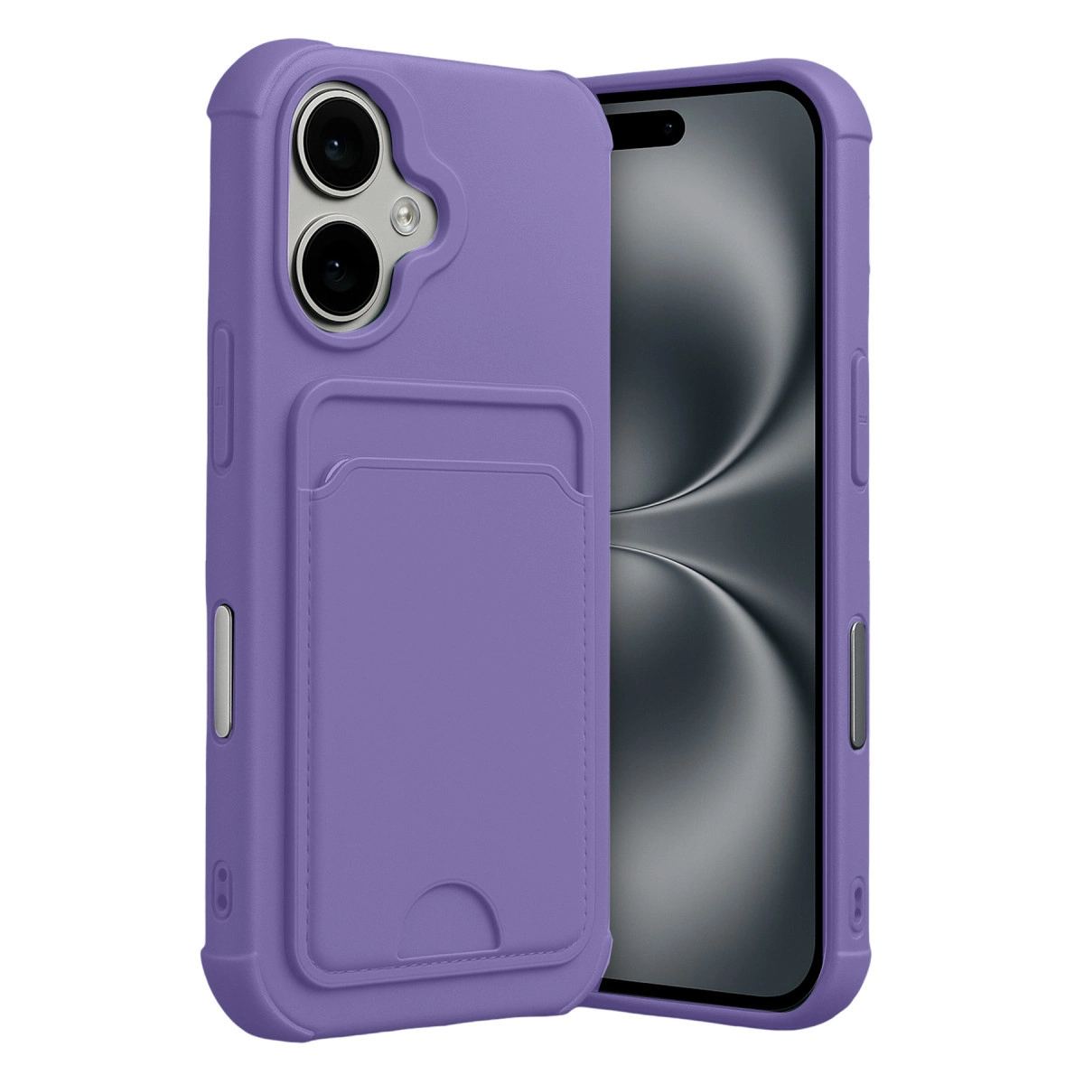 Apple İphone 17 Kelvin Kartvizitli Silikon - Lila
