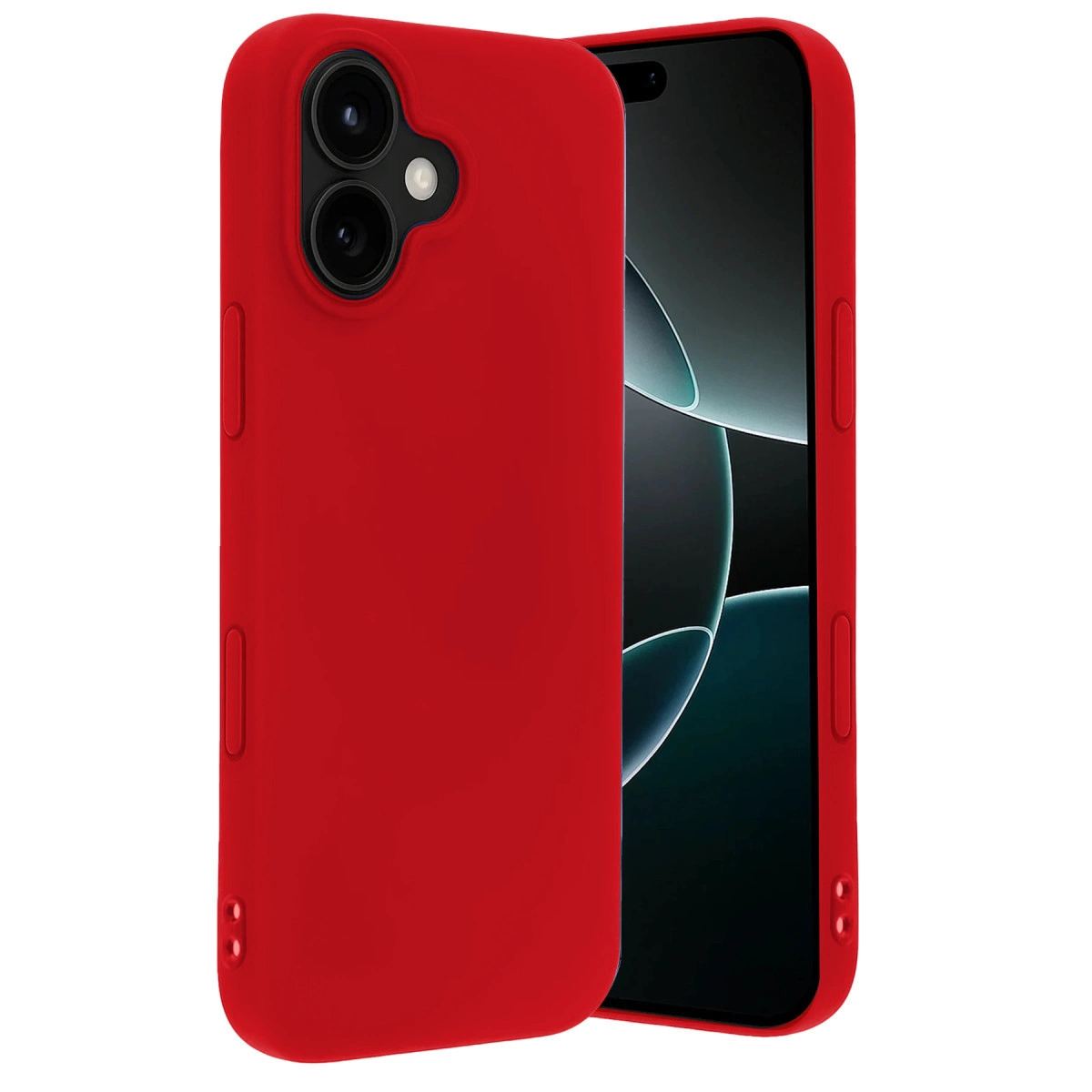 Apple İphone 17 First Silikon - Kırmızı
