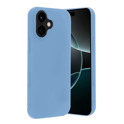 Newface Apple İphone 17 Nano İçi Kadife Silikon - Mavi