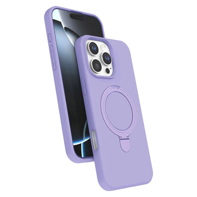 Apple İphone 16 Pro Regal Magsafe Standlı Kapak - Lila