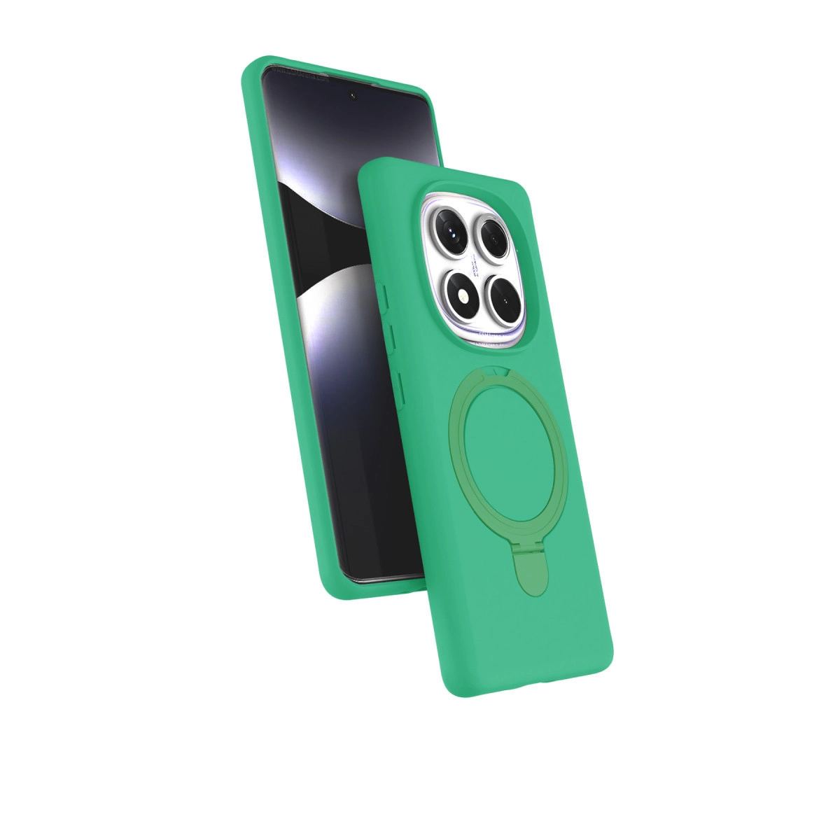 Xiaomi Redmi Note 14 Pro 5g Regal Magsafe Standlı Kapak - Yeşil