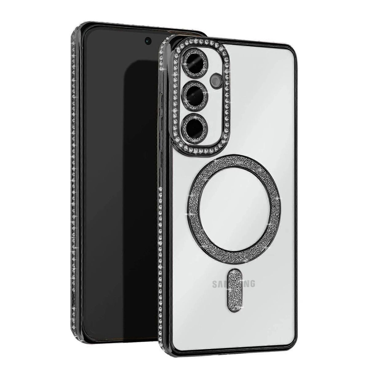 Samsung Galaxy S24 Fe Joke Simli Magneticsafe Kılıf - Siyah