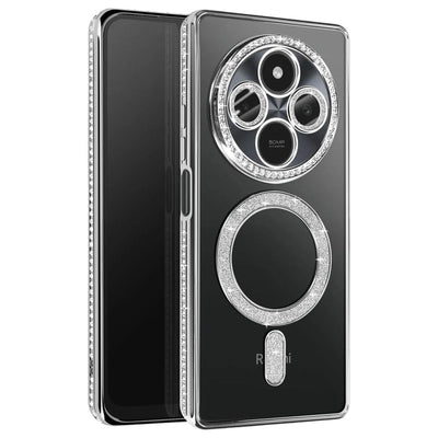 Xiaomi Redmi 14c Joke Simli Magneticsafe Kılıf - Gümüş
