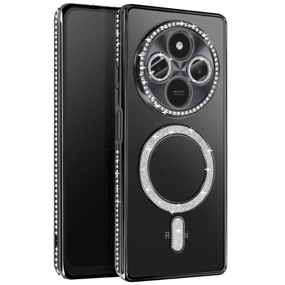 Xiaomi Redmi 14c Joke Simli Magneticsafe Kılıf - Siyah