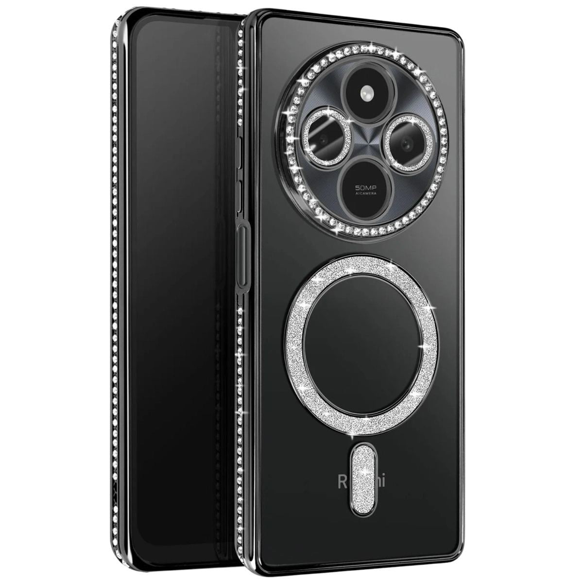Xiaomi Redmi 14c Joke Simli Magneticsafe Kılıf - Siyah