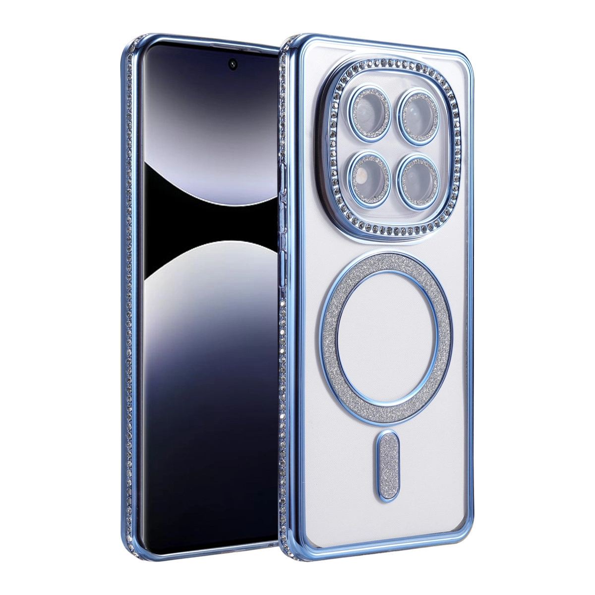 Xiaomi Redmi Note 14 Pro 5g Joke Simli Magneticsafe Kılıf - Mavi
