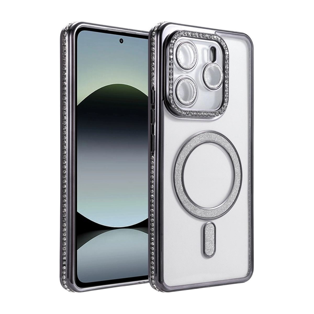 Xiaomi Redmi Note 14 4g Joke Simli Magneticsafe Kılıf - Siyah