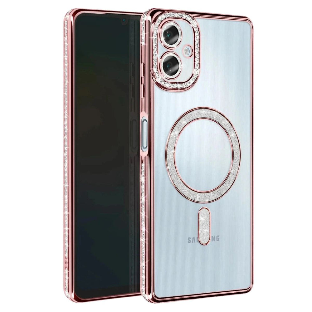 Samsung Galaxy A07 4g Joke Simli Magneticsafe Kılıf - Pembe