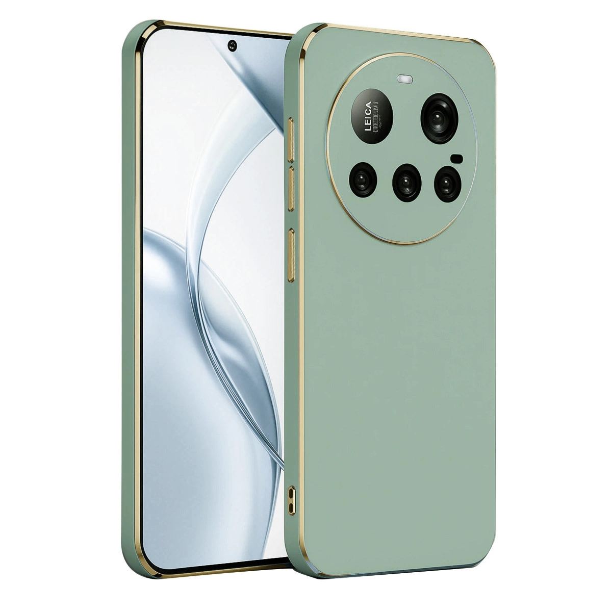 Xiaomi Mi 15 Ultra Kılıf Volet Silikon - Açık Yeşil