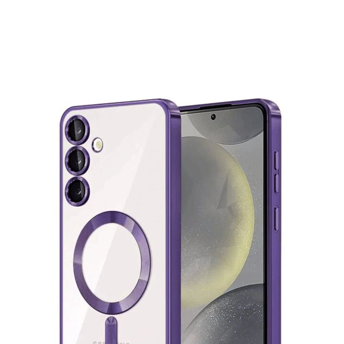 Samsung Galaxy A17 5g Kross Magneticsafe Kapak - Mor