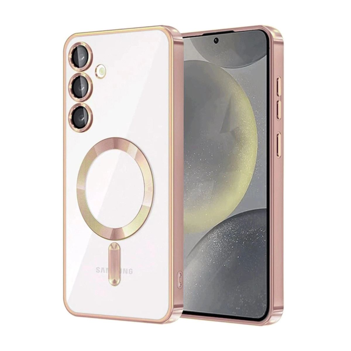 Samsung Galaxy A17 5g Kross Magneticsafe Kapak - Rose