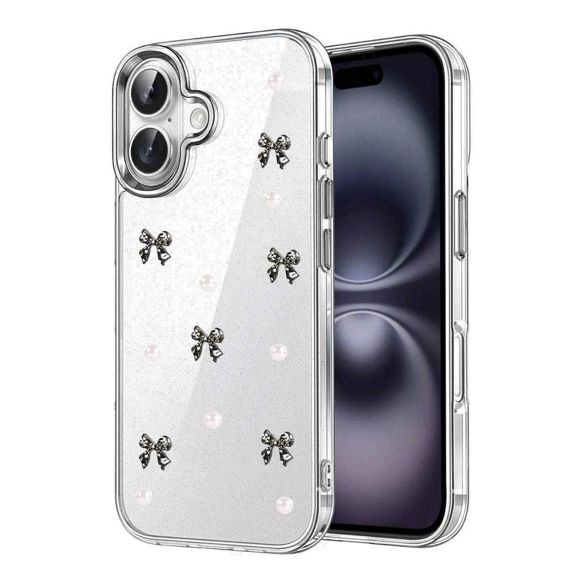 Apple İphone 17 Fiyonk Desenli Kapak - Desen 8