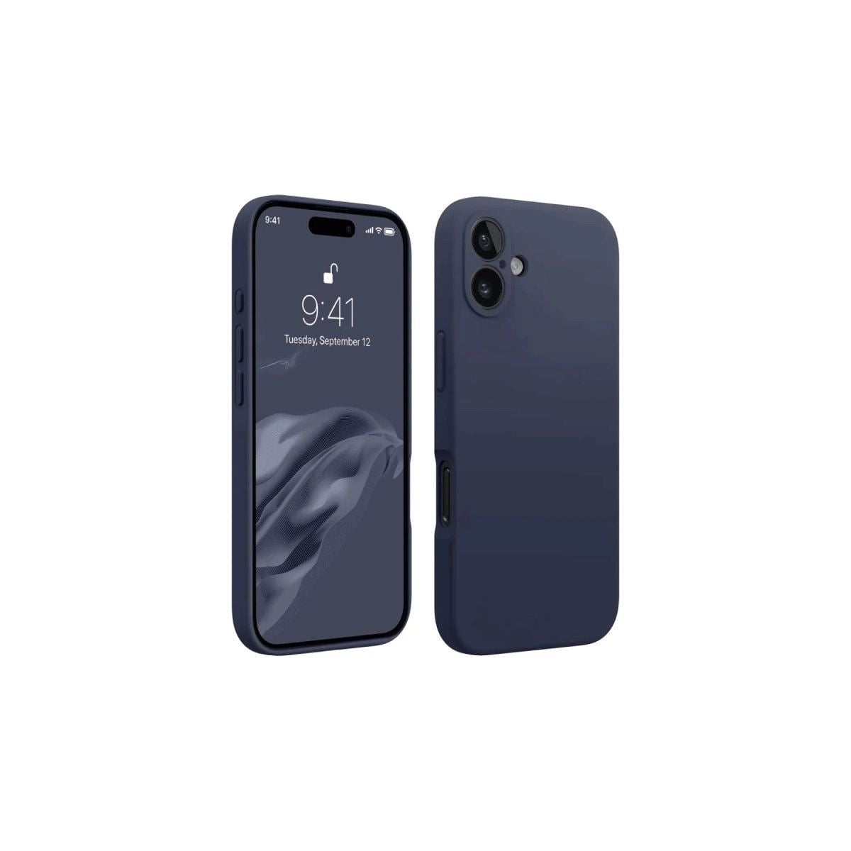 Apple İphone 16 Kılıf First Silikon - Lacivert