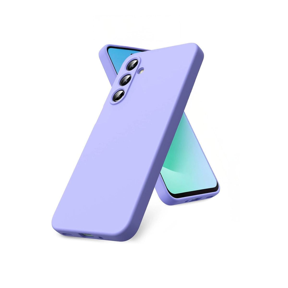 Samsung Galaxy S25 Fe Nano İçi Kadife Silikon - Lila