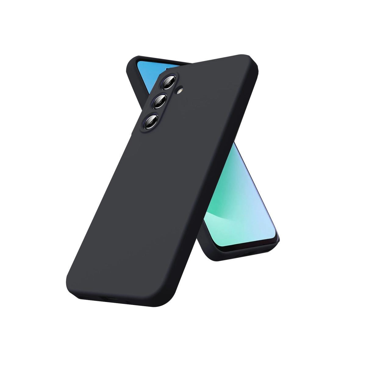 Samsung Galaxy A17 5g Nano İçi Kadife Silikon - Siyah